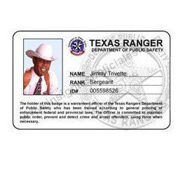 CREDENCIAL RANGER TEXAS TRIVETTE