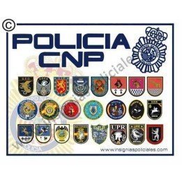 PÓSTER-EMBLEMAS-CUERPO-NACIONAL-POLICÍA