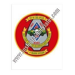 adhesivo-1er-batallón-reconocimiento-marines-usa