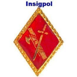 RED PEPITO SPANISH CIVIL GUARD MINI BADGE