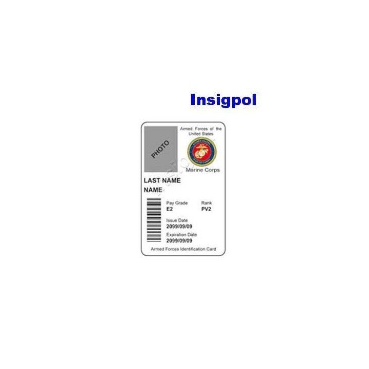 CREDENCIAL MARINE CORPS