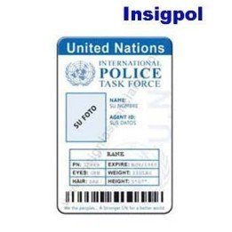 POLICE UN CUSTOM ID CARD