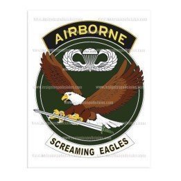 airborne-screaming-eagles-sticker