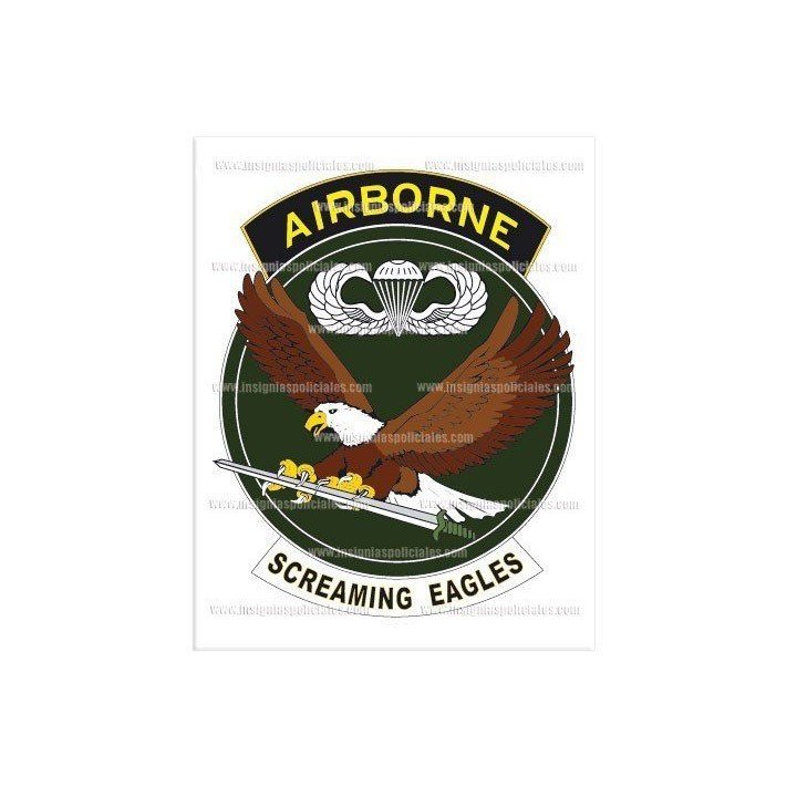 adhesivo-airborne-screaming-eagles