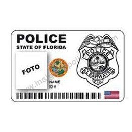 CREDENCIAL POLICÍA FLORIDA
