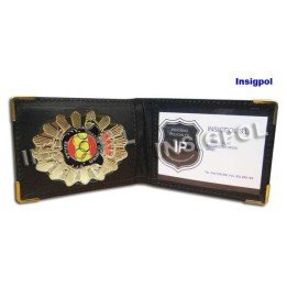 PLACA TIRADOR OLÍMPICO ESPAÑA CON CARTERA PORTAPLACA BÁSICA