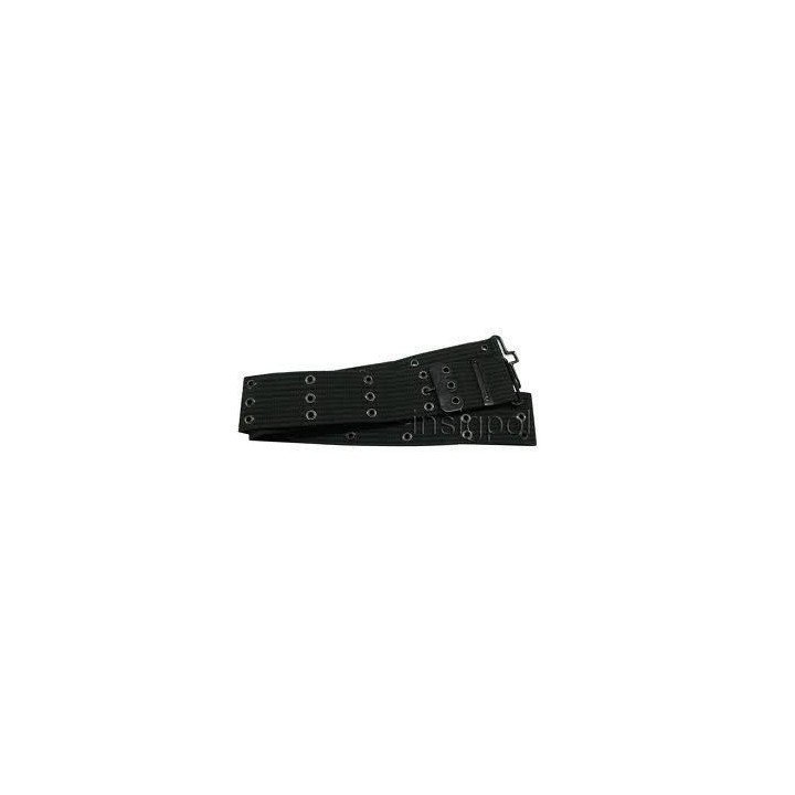 CINTURÓN MILITAR ALGODÓN 3A NEGRO