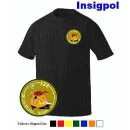 CAMISETA ALA 12 - 122 ESCUADRÓN. Ala 12 formando dos escuadrones, el 121 “Póker” y el 122 “Tenis”.