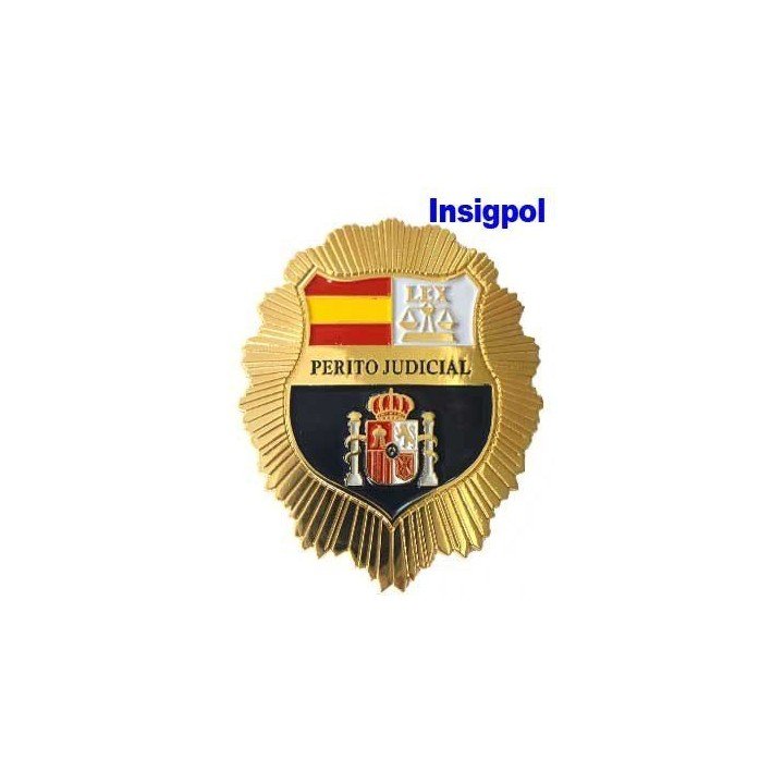 PLACA-PERITO-JUDICIAL-ESPAÑA-GOLD