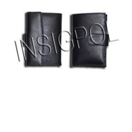 SPANISH LOCAL POLICE BADGE WOMAN LEATHER WALLET CASE