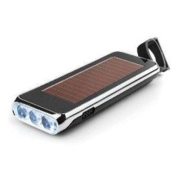 RECHARGEABLE DYNAMO SOLAR 3D FLASHLIGHT
