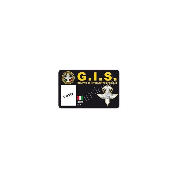 CREDENCIAL GRUPPO DI INTERVENTO SPECIALE (GIS)