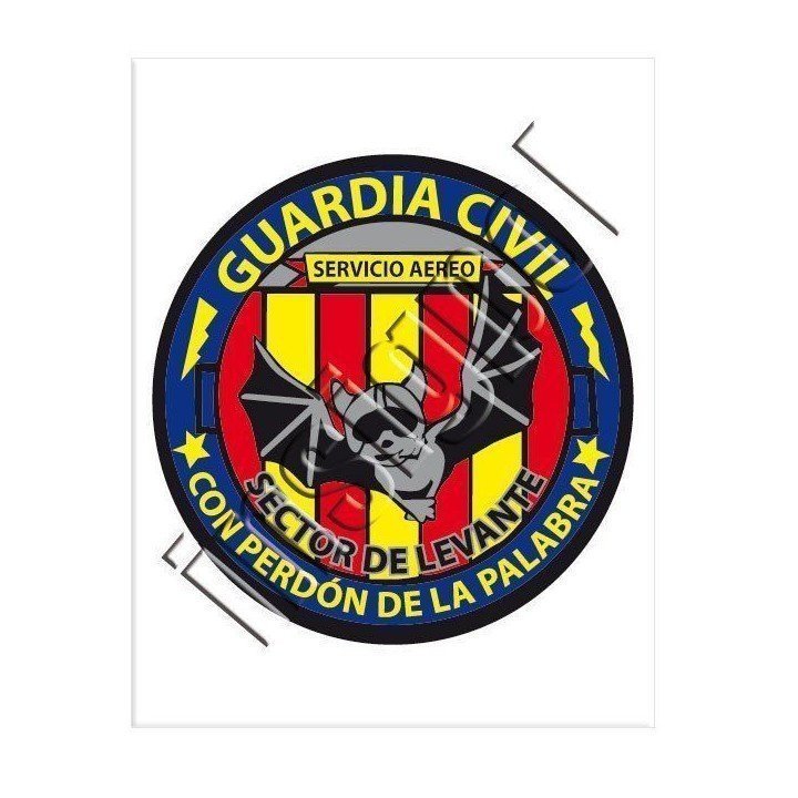 adhesivo-guardia-civil-servicio-aereo-sector-levante