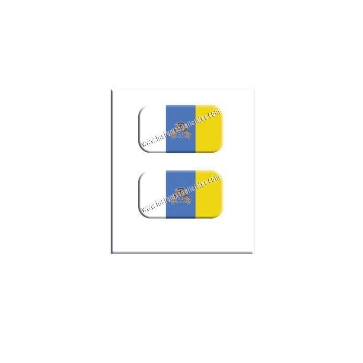 pegatina-resina-bandera-islas-canarias