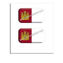pegatina-resina-bandera-castilla-la-mancha