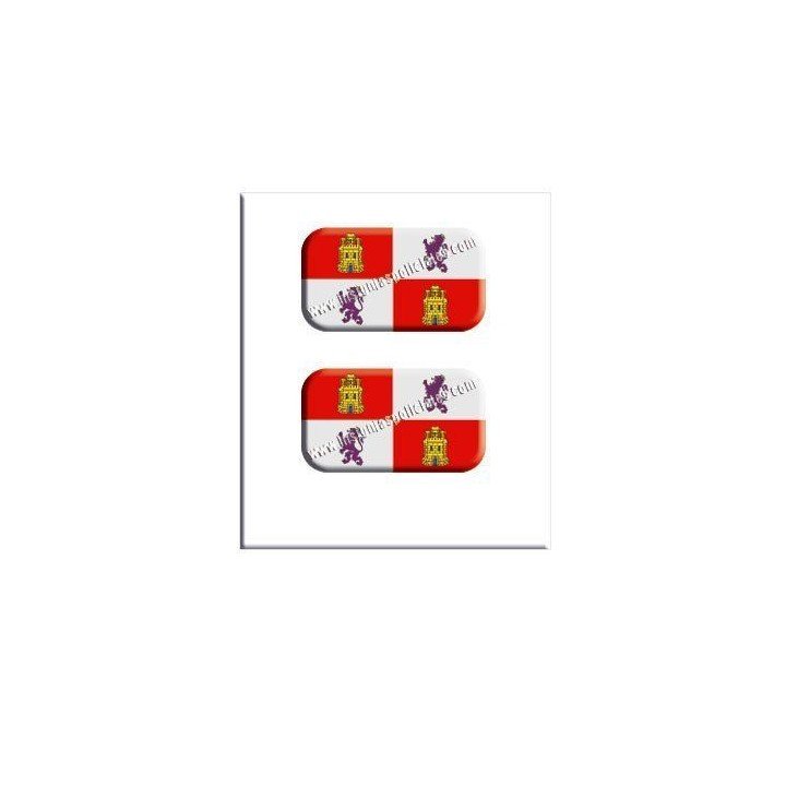 pegatina-resina-bandera-castilla-y-león-exterior