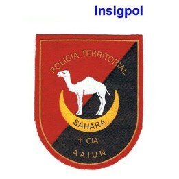 SAHARA POLICE 1st CIA  AAIUN PATCH