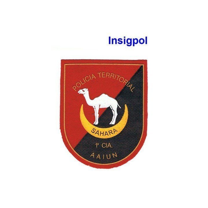 PARCHE  POLICÍA TERRITORIAL SAHARA 1ª CIA. AAIUN