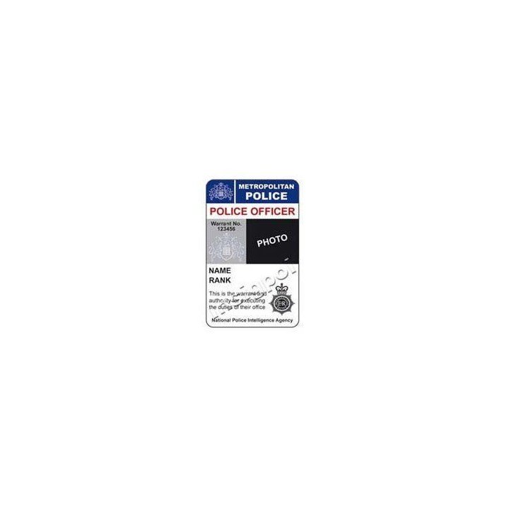 CREDENCIAL METROPOLITANA POLICIA LONDRES