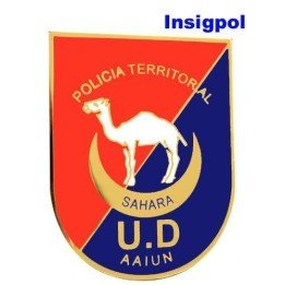 SPANISH AAIUN SAHARA TERRITORY POLICE BADGE
