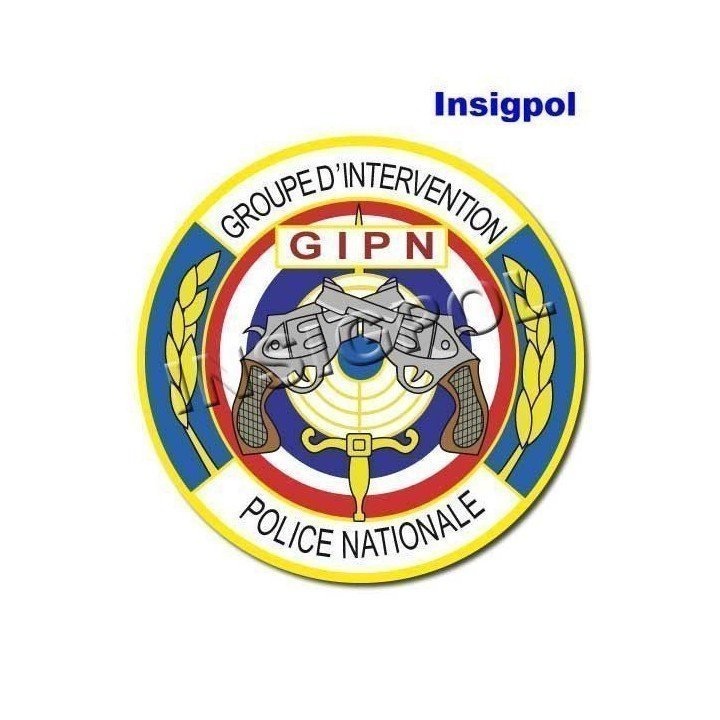 PARCHE GRUPO DE INTERVENCIÓN DE LA POLICÍA NACIONAL FRANCESA