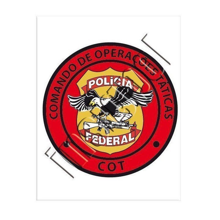adhesivo-policía-federal-comando-operaciones-tácticas-brasil