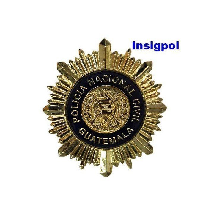 GUATEMALA-POLICE-BADGE