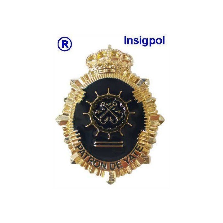 PLACA-INSIGNIA-PATRÓN-YATE