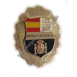 SPANISH COMMERCIAL INVESTIGATOR BADGE