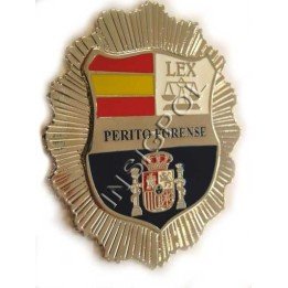 PLACA INSIGNIA PERITO FORENSE