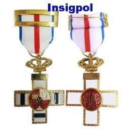 BLUE RIBBON MILITARY MERIT CROSS MEDAL