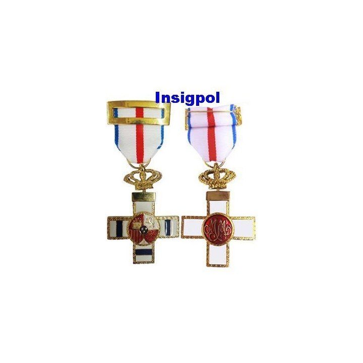 BLUE RIBBON MILITARY MERIT CROSS MEDAL