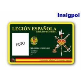 CREDENCIAL LEGIÓN ESPAÑOLA