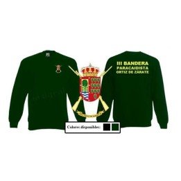SUDADERA III BANDERA PARACAIDISTA ORTIZ DE ZÁRATE