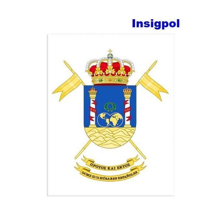 adhesivo-caballería-mecanizado-II/11-húsares-españoles