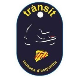Chapa-identificación-Mossos-Trànsit .