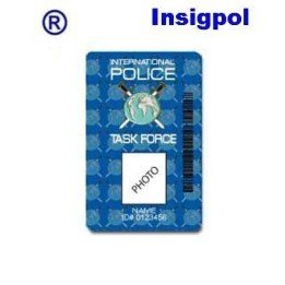 INTERNATIONAL POLICE CUSTOM ID CARD