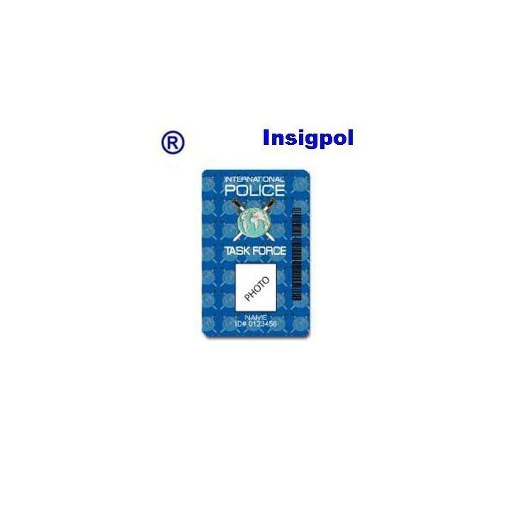 CREDENCIAL POLICÍA INTERNACIONAL
