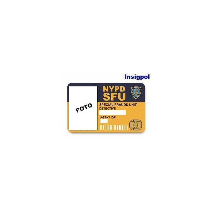 CREDENCIAL NYPD SFU