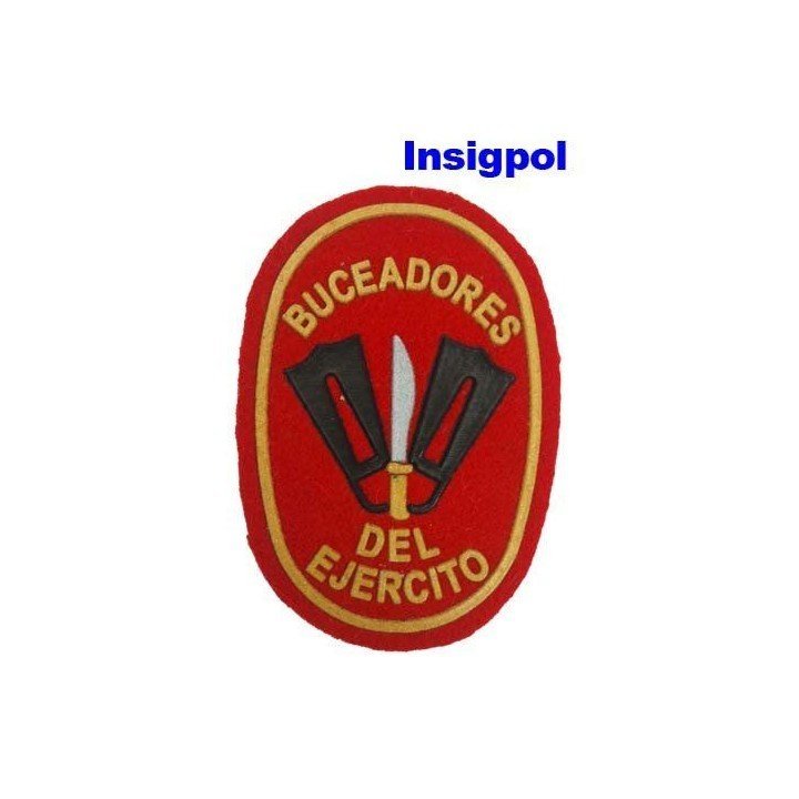 SPANISH ARMY DIVING RED CHEST PATCH