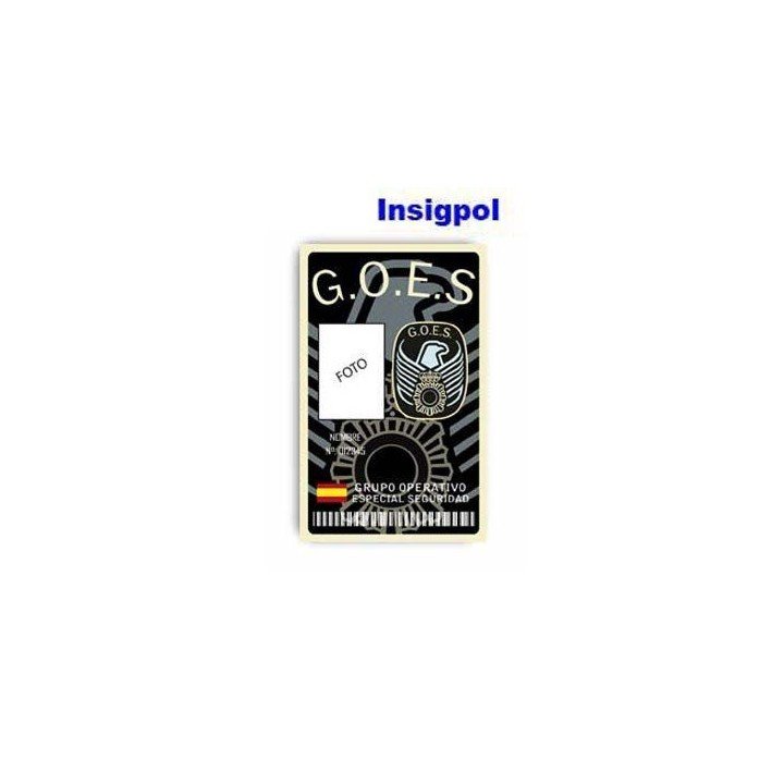 CREDENCIAL CNP GOES GRUPO OPERACIONES ESPECIALES
