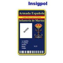 CREDENCIAL INFANTERÍA DE MARINA ESPAÑOLA
