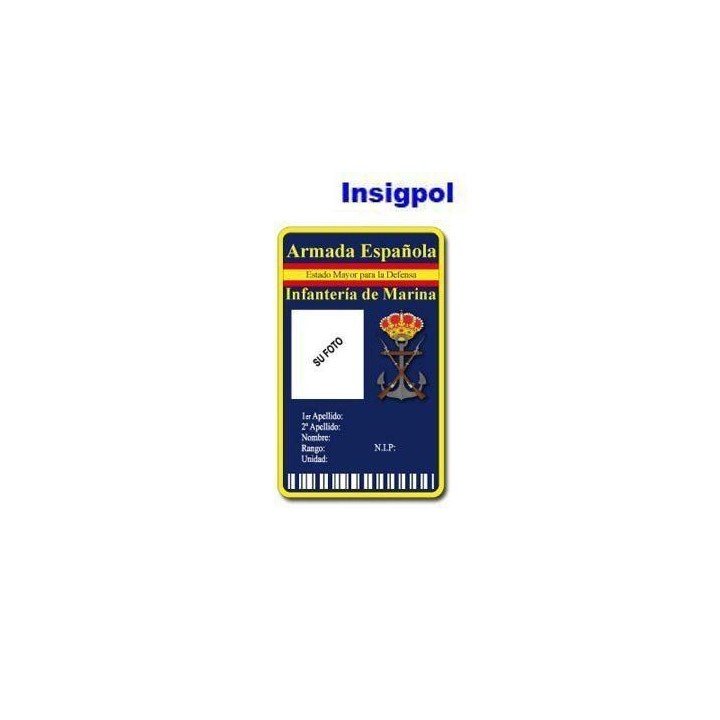 CREDENCIAL INFANTERÍA DE MARINA ESPAÑOLA