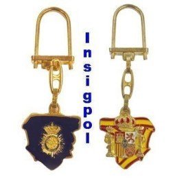 LLAVERO-CNP-EMBLEMA-ESPAÑOL