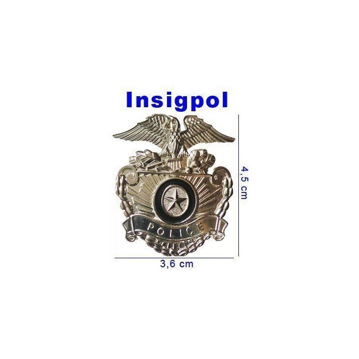 AMERICAN POLICE HAT BADGE