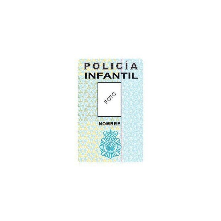CREDENCIAL POLICÍA INFANTIL