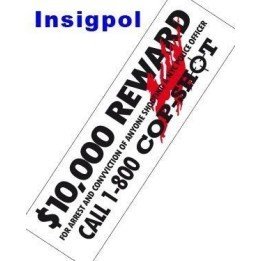adhesivo-coche-10,000-reward-policía-nueva-york