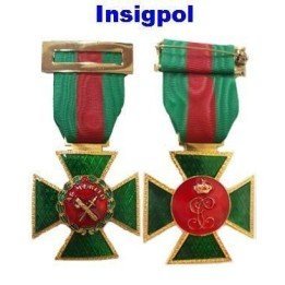 GUARDIA CIVIL RED DISTINCTIVE MERIT CROSS MEDAL
