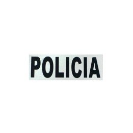 REFLECTIVE POLICE PVC CHEST PATCH