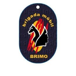 CHAPA-IDENTIFICACIÓN-POLICÍA-CATALUÑA-BRIMO